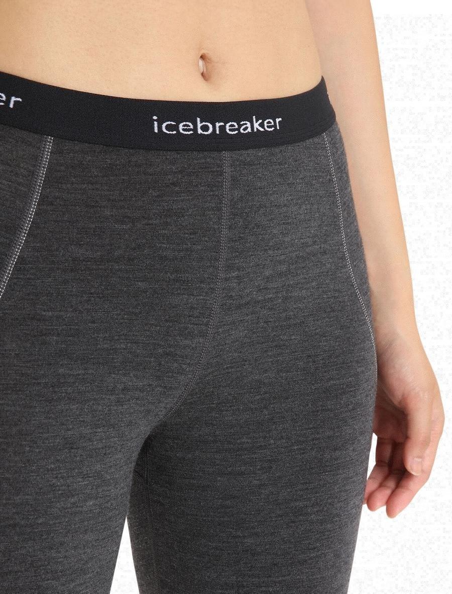 Icebreaker BodyfitZone™ Merino 260 Zone 3/4 Thermal Leggings Női Base Layers Fekete | HU 1868LISH